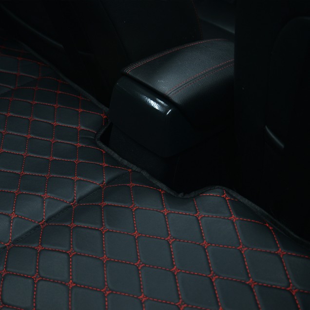 Universal Diamond Car Bed - Non-Inflatable Black and Red Stitching Luxury Leather Diamond Car Bed Mattress Manufacturers Universal Diamond Car Bed - Non-Inflatable Black and Red Stitching Luxury Leather Diamond Car Bed Mattress Manufacturers