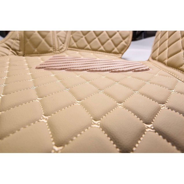 Beige Luxury Leather Diamond Car Floor Mats Manufacturers Beige Luxury Leather Diamond Car Floor Mats Manufacturers