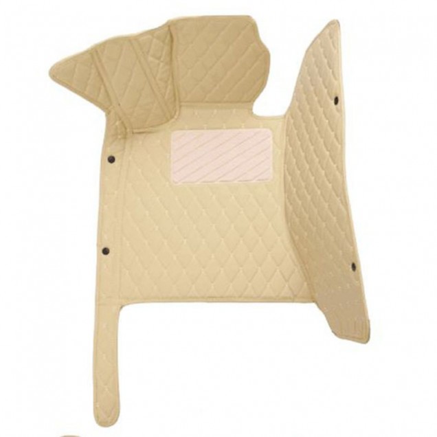 Beige Luxury Leather Diamond Car Floor Mats Manufacturers Beige Luxury Leather Diamond Car Floor Mats Manufacturers