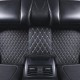 Black and Beige Stitching Luxury Leather Diamond Car Floor Mats Manufacturers Black and Beige Stitching Luxury Leather Diamond Car Floor Mats Manufacturers