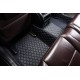 Black and Blue Stitching Luxury Leather Diamond Car Floor Mats Manufacturers Black and Blue Stitching Luxury Leather Diamond Car Floor Mats Manufacturers