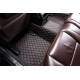 Black and Red Stitching Luxury Leather Diamond Car Floor Mats Manufacturers Black and Red Stitching Luxury Leather Diamond Car Floor Mats Manufacturers