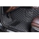 Black and White Stitching Luxury Leather Diamond Car Floor Mats Manufacturers Black and White Stitching Luxury Leather Diamond Car Floor Mats Manufacturers