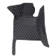Black and White Stitching Luxury Leather Diamond Car Floor Mats Manufacturers Black and White Stitching Luxury Leather Diamond Car Floor Mats Manufacturers