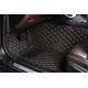 Black and Yellow Stitching Luxury Leather Diamond Car Floor Mats Manufacturers Black and Yellow Stitching Luxury Leather Diamond Car Floor Mats Manufacturers