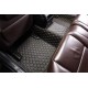 Black and Yellow Stitching Luxury Leather Diamond Car Floor Mats Manufacturers Black and Yellow Stitching Luxury Leather Diamond Car Floor Mats Manufacturers