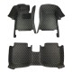 Black and Yellow Stitching Luxury Leather Diamond Car Floor Mats Manufacturers Black and Yellow Stitching Luxury Leather Diamond Car Floor Mats Manufacturers