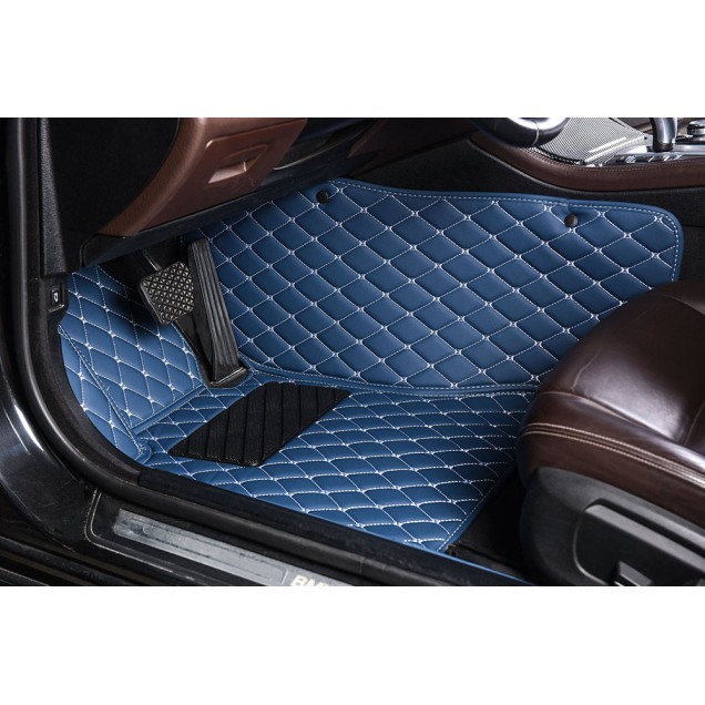 Blue Luxury Leather Diamond Car Floor Mats Manufacturers Blue Luxury Leather Diamond Car Floor Mats Manufacturers