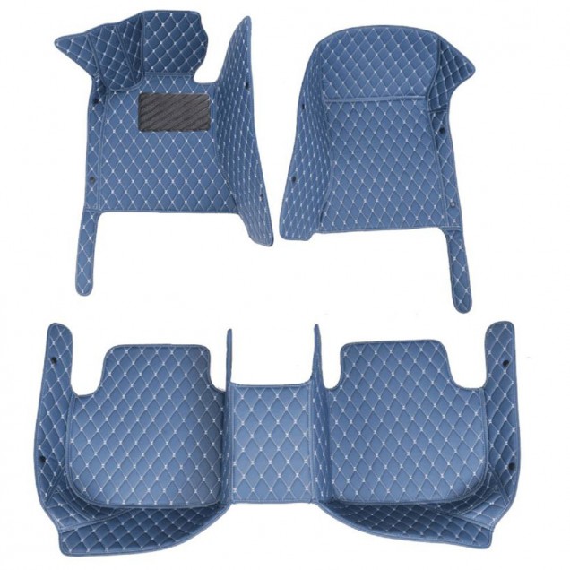 Blue Luxury Leather Diamond Car Floor Mats Manufacturers Blue Luxury Leather Diamond Car Floor Mats Manufacturers