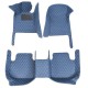 Blue Luxury Leather Diamond Car Floor Mats Manufacturers Blue Luxury Leather Diamond Car Floor Mats Manufacturers