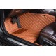 Brown Luxury Leather Diamond Car Floor Mats Manufacturers Brown Luxury Leather Diamond Car Floor Mats Manufacturers