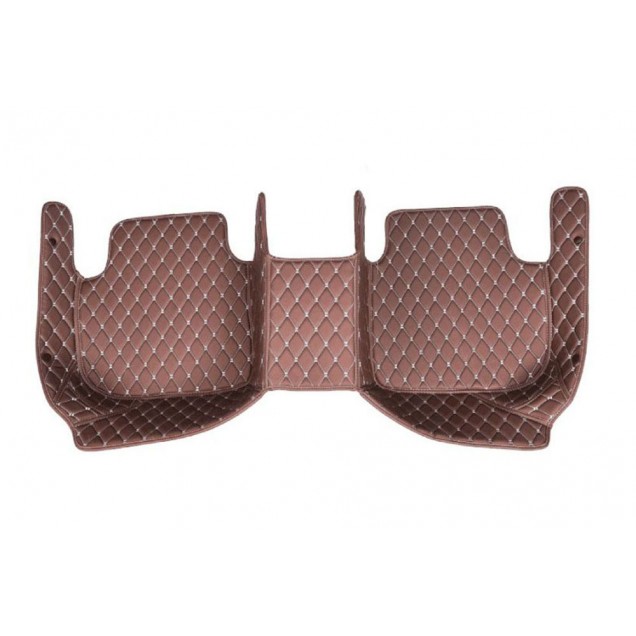 Dark Brown Luxury Leather Diamond Car Floor Mats Manufacturers Dark Brown Luxury Leather Diamond Car Floor Mats Manufacturers