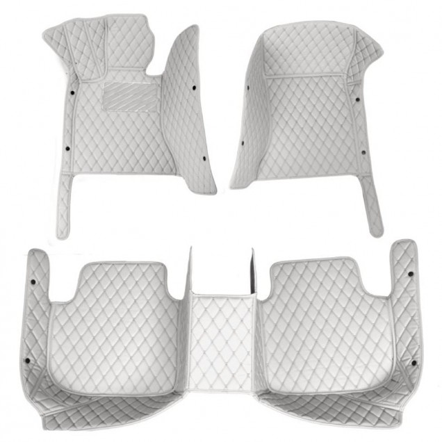 Grey Luxury Leather Diamond Car Floor Mats Manufacturers Grey Luxury Leather Diamond Car Floor Mats Manufacturers