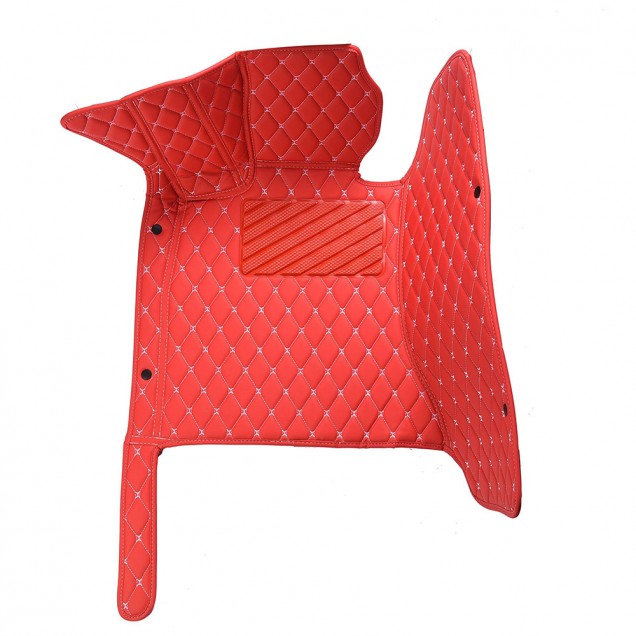 Red Luxury Leather Diamond Car Floor Mats Manufacturers Red Luxury Leather Diamond Car Floor Mats Manufacturers