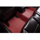 Wine Red Luxury Leather Diamond Car Floor Mats Manufacturers