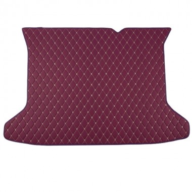 Purple Luxury Leather Diamond Trunk Base Mats Manufacturers