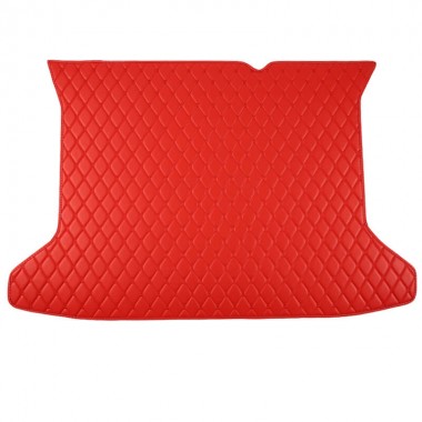 Red Luxury Leather Diamond Trunk Base Mats Manufacturers