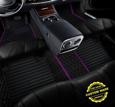 Purple Hybrid Line Series Premium Car Floor Mats Manufacturers