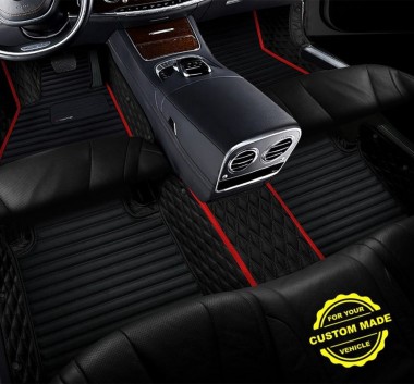 Red Hybrid Line Series Premium Car Floor Mats Manufacturers